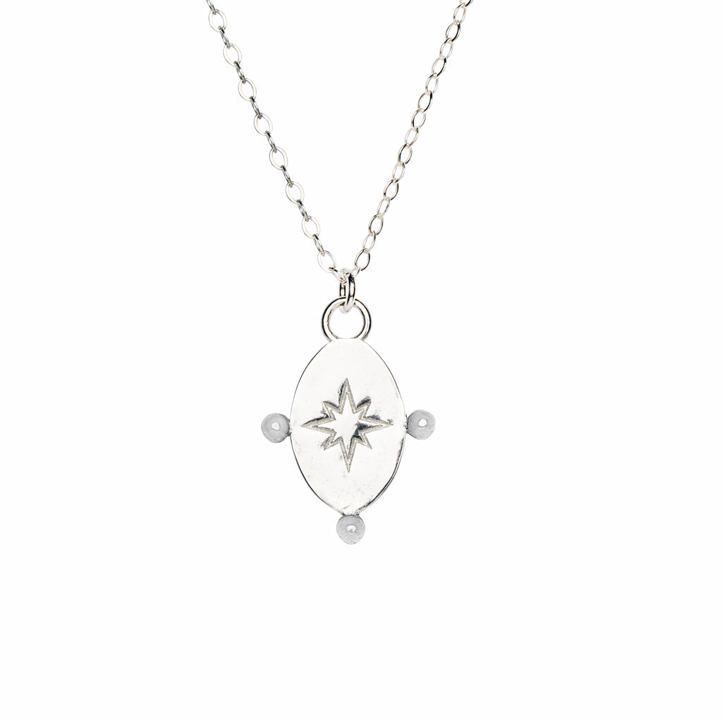 Morning Star Necklace - Silver