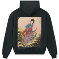 Heavy-Weight Premium Hoodie "Woman in Flowing Draperies" by Unknown Artist