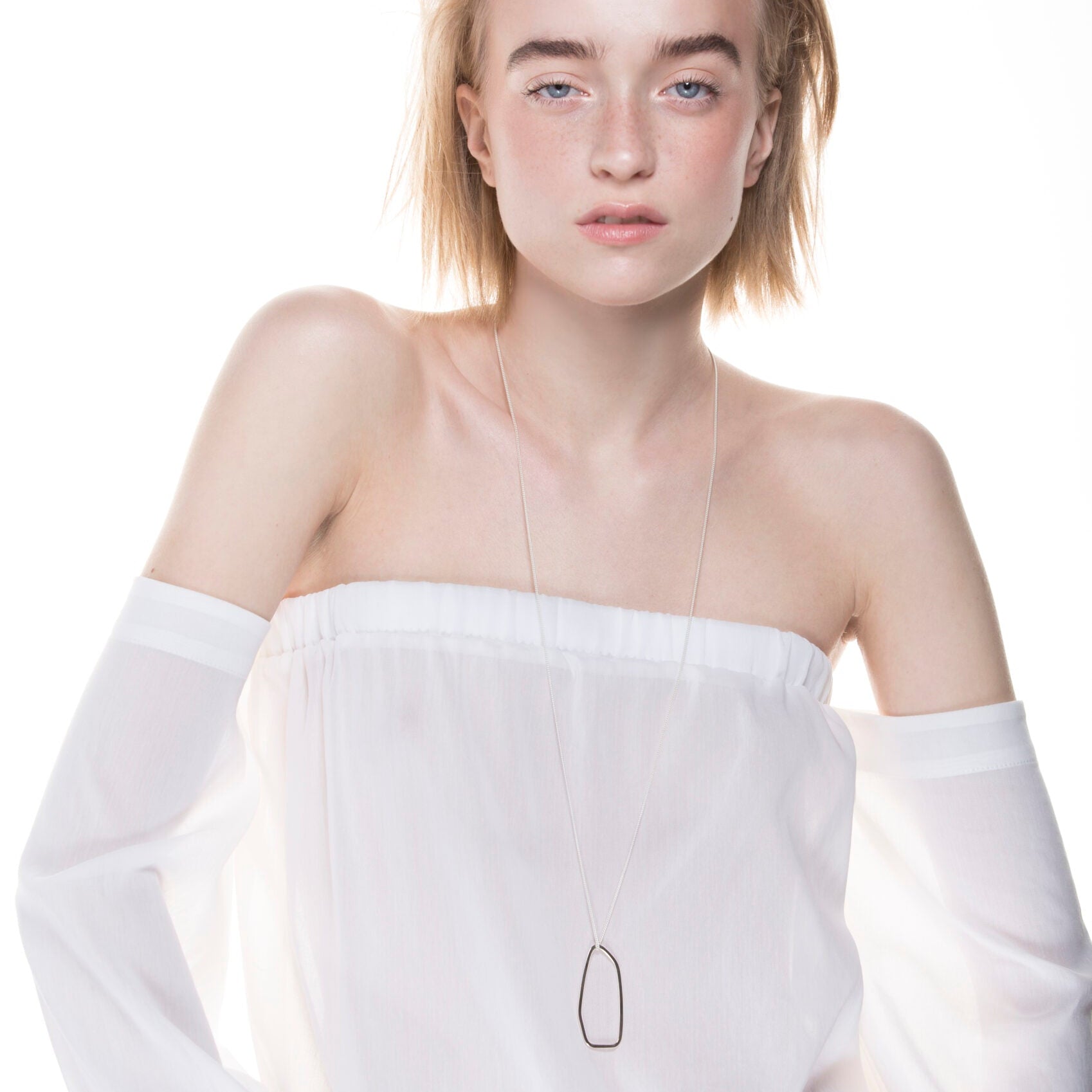 Frames Silver Necklace