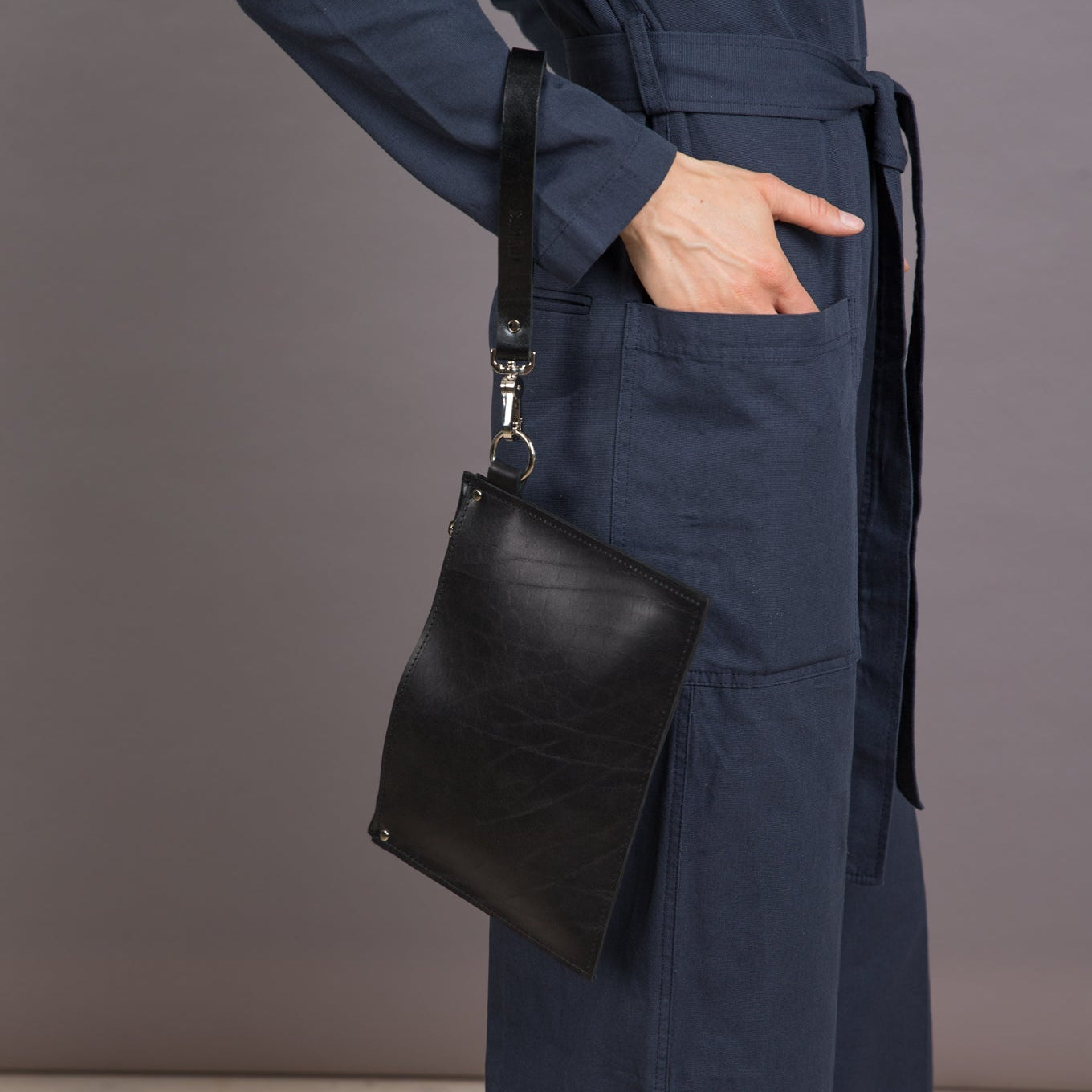 Clutch Nina With a Wrist Strap