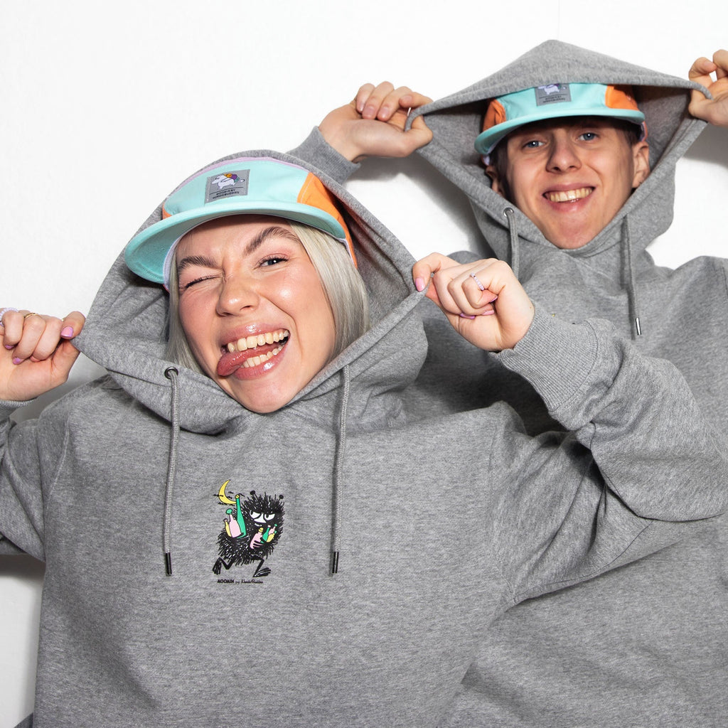 Premium Unisex Heavy Cotton Hoodie Stinky - Grey