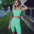 Biker Shorts - Green