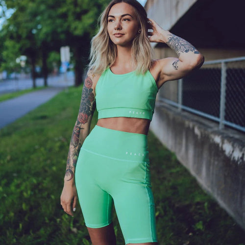 Biker Shorts - Green