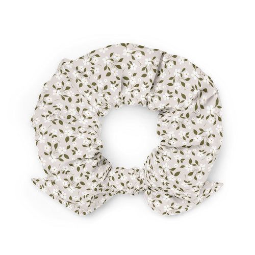 Blossom Breeze Scrunchie - Beige