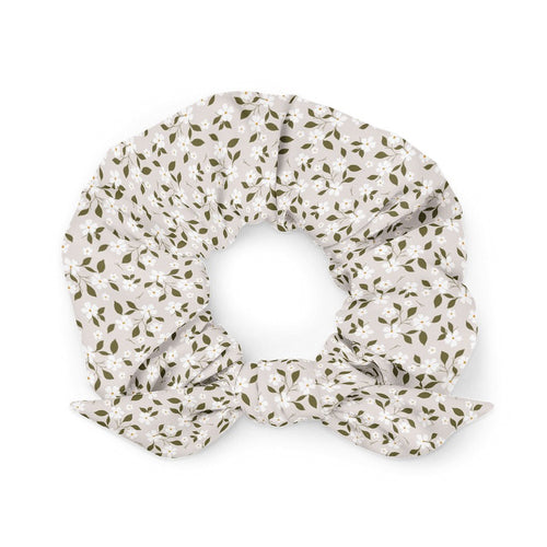 Blossom Breeze Scrunchie - Beige