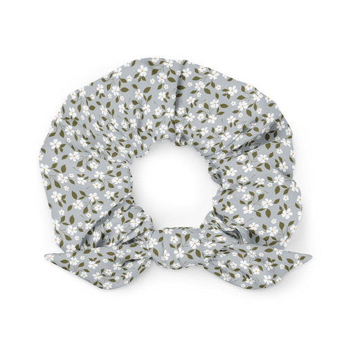 Botanical Bliss Scrunchie - Blue