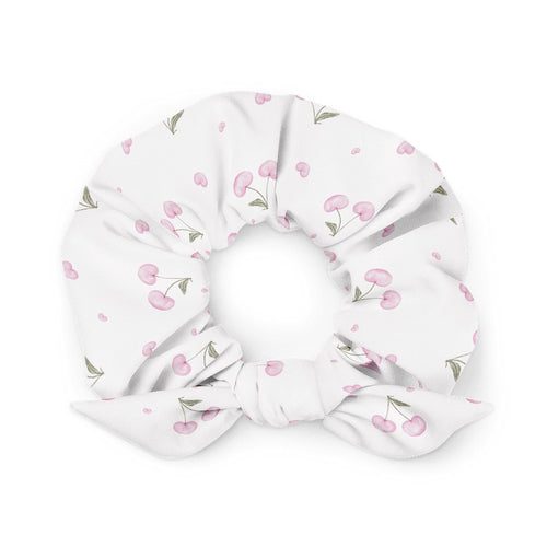 Cherry Blossom Dreams Scrunchie - White