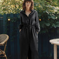 Linen Rhapsody Dress - Black