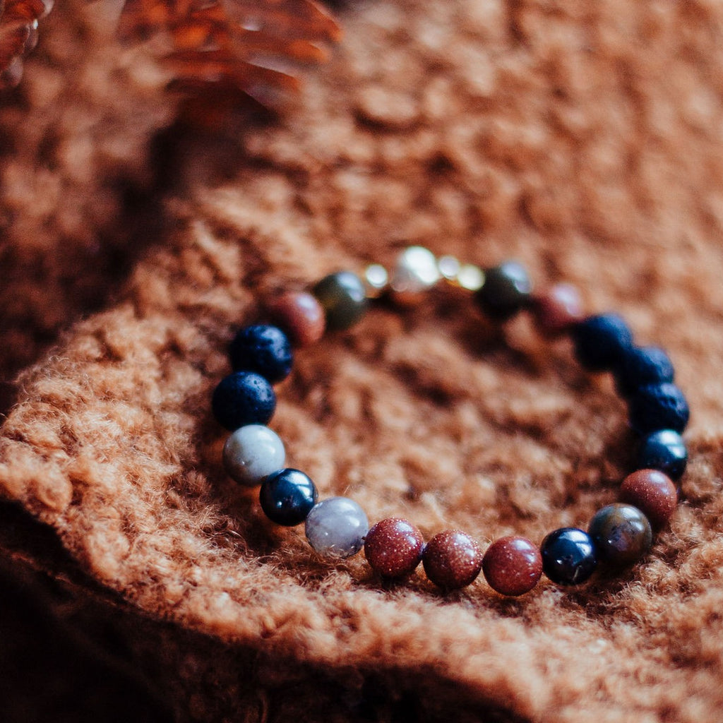 Natural Lava Bracelet Magic Autumn
