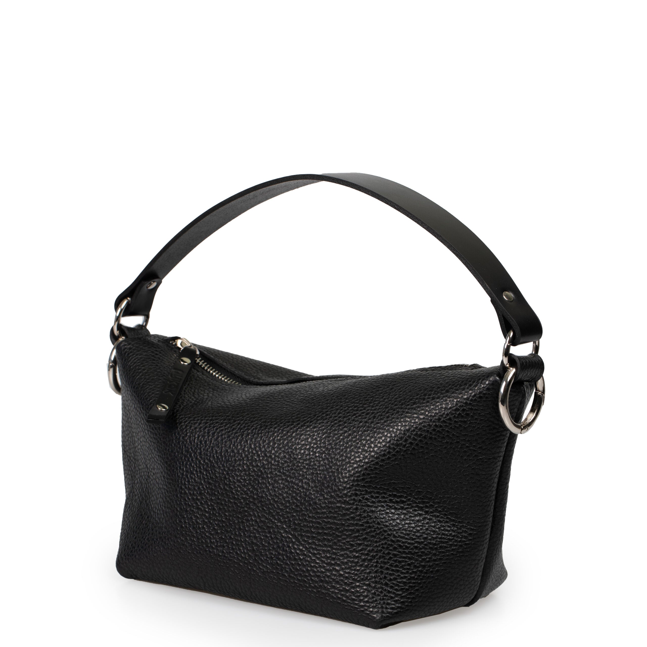 Soft Leather Baguette Handbag Selena