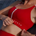 Sports Bra 'Cute Cranberry' Red