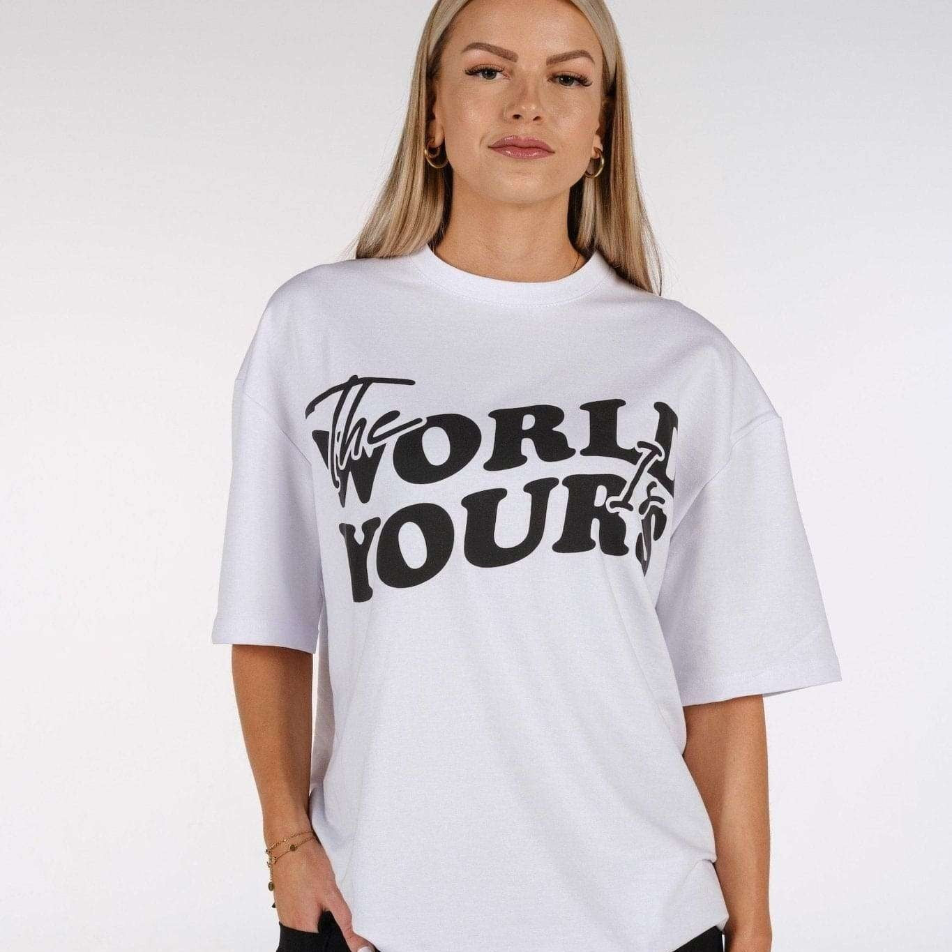 T-Shirt The World Is Yours - White
